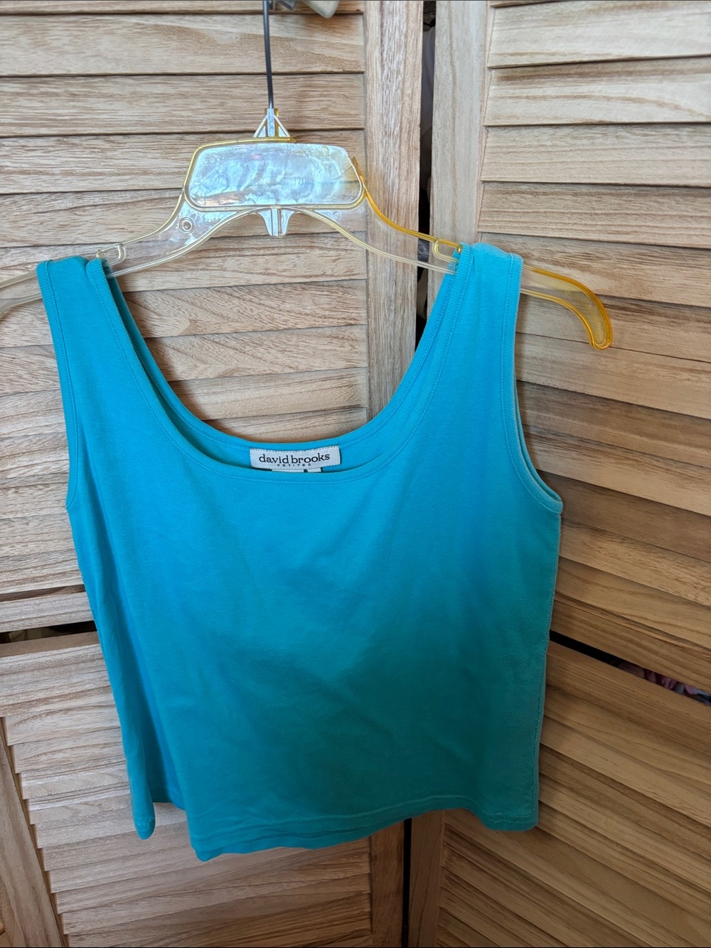 david brooks  Scoop Neck Tank - Women's Sleeveless Top petite medium